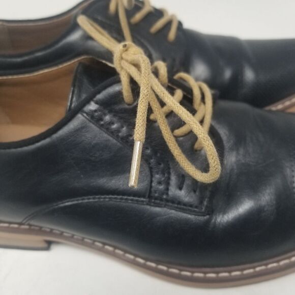 MADDEN DRESS SHOES. BLACK LEATHER LOOK SHOES 9M. - Picture 8 of 16